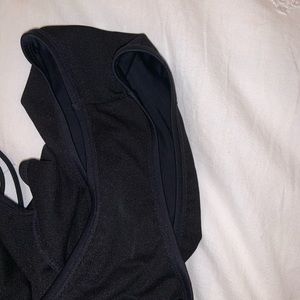 BLACK ONE PIECE BATHING SUIT